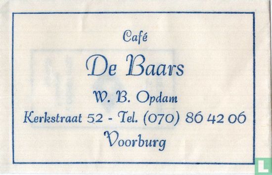 Café "De Baars" - Afbeelding 1