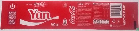 Coca-Cola.Yan,500 ml.