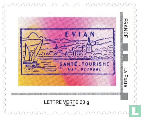 Evian postal torch