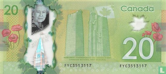 Kanada 20 Dollar  - Bild 2
