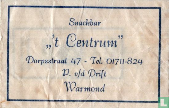 Snackbar " 't Centrum" - Image 1