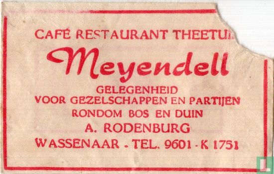 Café Restaurant Theetuin Meyendell - Afbeelding 1