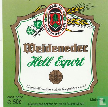 Weideneder Hell Export