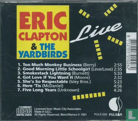 Eric Clapton & Yardbirds Live - Bild 2