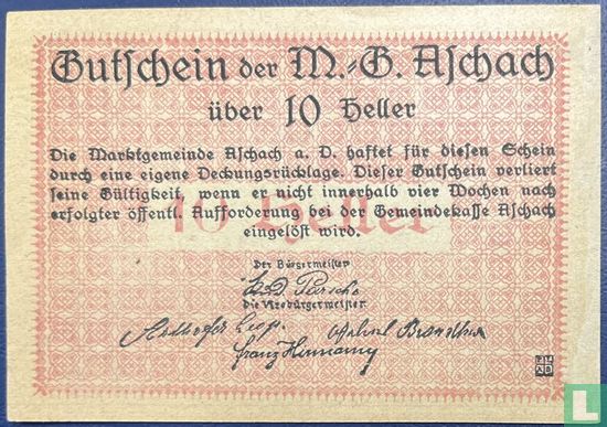 Aschach 10 heller 1920 - Image 2
