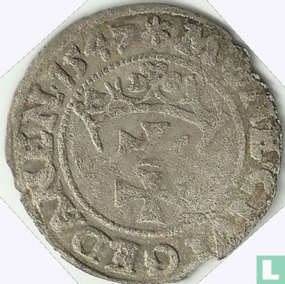 Pologne 1 solidus 1547 (Danzig) - Image 1