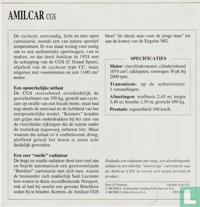 Amilcar CGS - Image 2