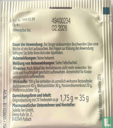 Schlaf-Nerventee - Afbeelding 2