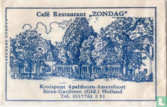 Café Restaurant "Zondag" - Image 1
