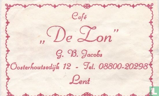 Café "De Zon" - Afbeelding 1