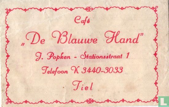 Café "De Blauwe Hand" - Afbeelding 1
