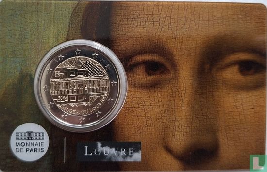 France 2 euro 2025 (coincard - type 4) "Louvre Museum" - Image 1