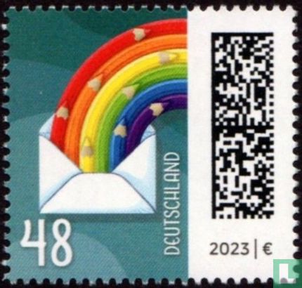 Rainbow letter