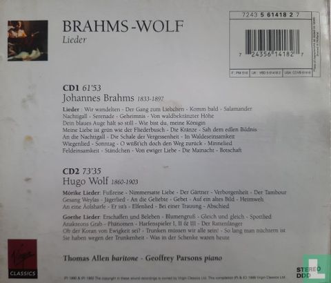 Brahms / Wolf: Lieder - Image 2