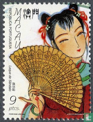 éventails chinois traditionnels