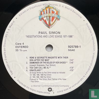 Negotiations and Love Songs 1971-1986 - Image 6
