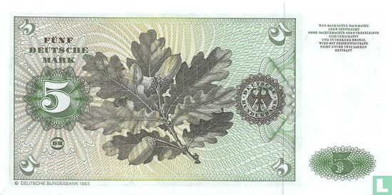 Germany 5 Mark 1980 - Image 2