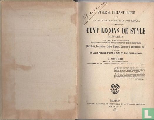 Cent Leçons de Style  - Afbeelding 3