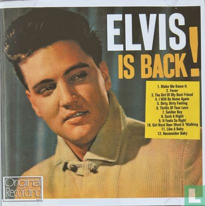 Elvis Is Back - Afbeelding 1