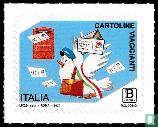 Traveling postcards