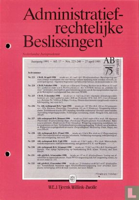 AB Rechtspraak Bestuursrecht 17 223 - 240 - Afbeelding 1