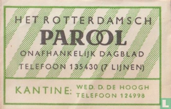 Het Rotterdamsch Parool - Image 1