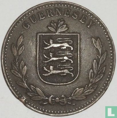 Guernesey 8 doubles 1918 - Image 2