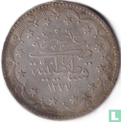 Osmanisches Reich 20 Kurus AH1277-13 (1873) - Bild 1