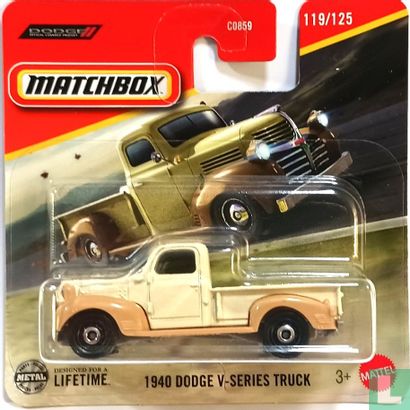 Camion Dodge V Series Matchbox 2025 - Échelle 1:64 - Métal - Neuf Sous Boîte