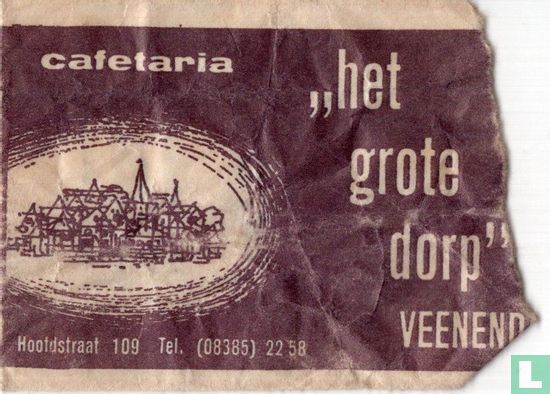 Cafetaria "Het Grote Dorp" - Image 1