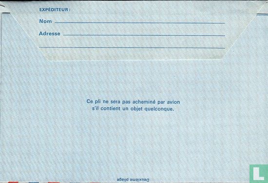 Luftpostblatt - stilisierten Flugzeug - Bild 4