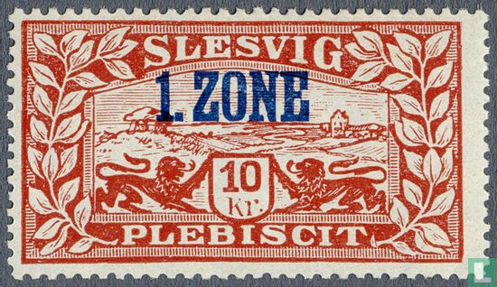 Landscape, with overprint