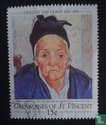 Painting van gogh 12 (1991) - Grenadines of St. Vincent - LastDodo