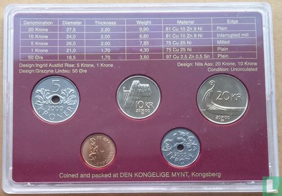 Norvège coffret 2000 - Image 2