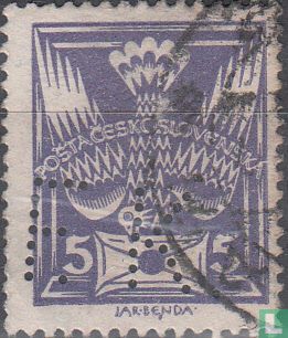 Duif met brief - Image 1