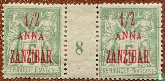 Peace and trade, overprinted