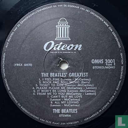  The Beatles' Greatest - Image 4