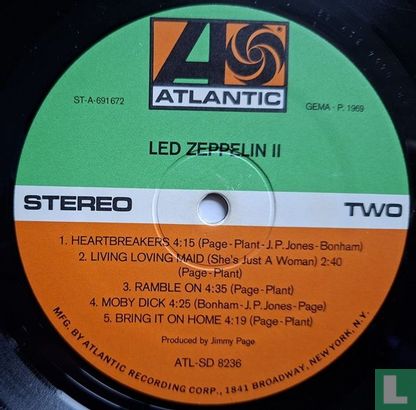 Led Zeppelin II - Afbeelding 4