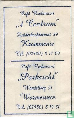 Café Restaurant " 't Centrum" - Image 1