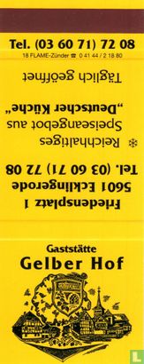 Gelber Hof; Gaststätte