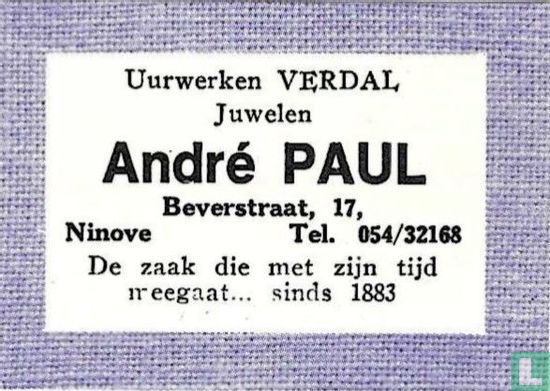 Uurwerken Verdal André Paul