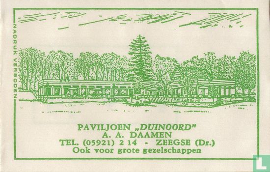 Paviljoen "Duinoord"  - Afbeelding 1