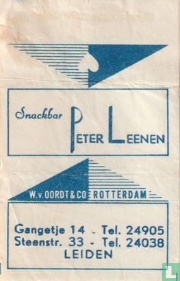 Snackbar Peter Leenen