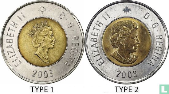 Canada 2 dollars 2003 (type 2 - without W) - Image 3