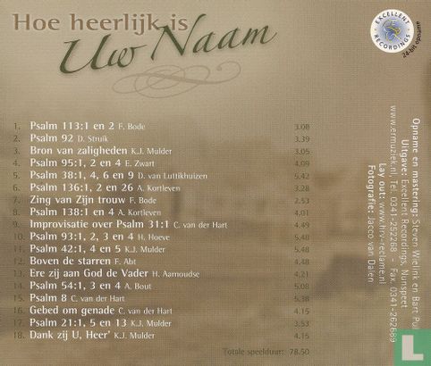 Hoe heerlijk is Uw naam - Image 2