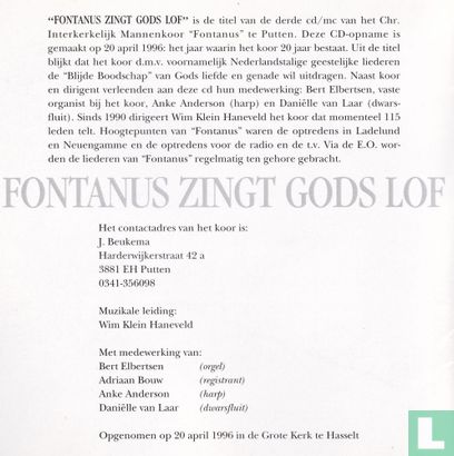 Fontanus zingt Gods lof - Image 4