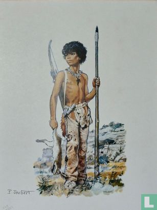 Young man with a lance