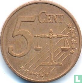 Denemarken 5 cent 2002 (koper) - Image 2