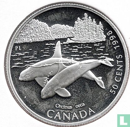 Canada 50 cent 1998 (PROOF) "Orca" - Afbeelding 1