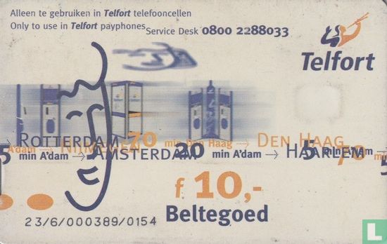 Telfort ƒ10,-      - Image 2